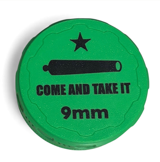 9mm 4-1/4" Ammo Can II - Come and Take It Lid - Green