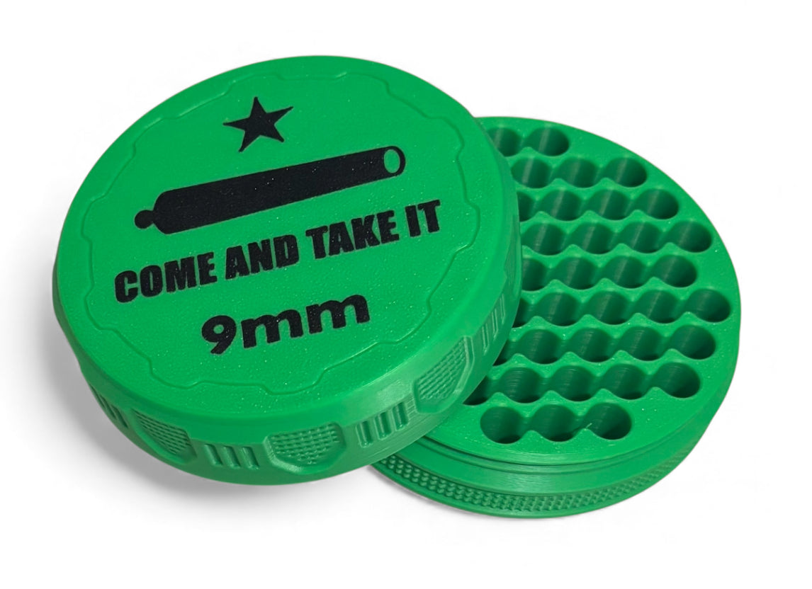 9mm 4-1/4" Ammo Can II - Come and Take It Lid - Green