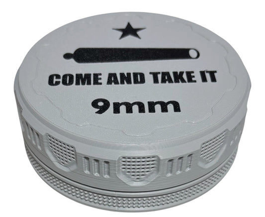 9mm 4-1/4" Ammo Can II - Come and Take It Lid - Gray w/Black