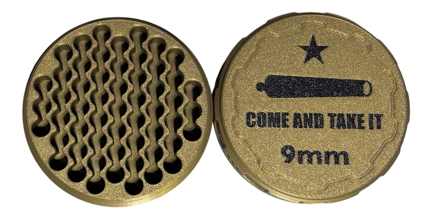 9mm 4-1/4" Ammo Can II - Come and Take It Lid - Bronze w/Black
