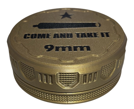 9mm 4-1/4" Ammo Can II - Come and Take It Lid - Bronze w/Black