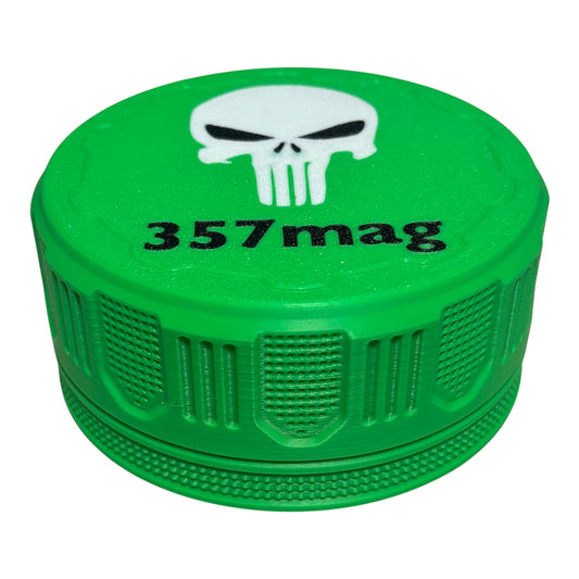 4-1/4" Ammo Can II - 357 - Punisher Lid - Green