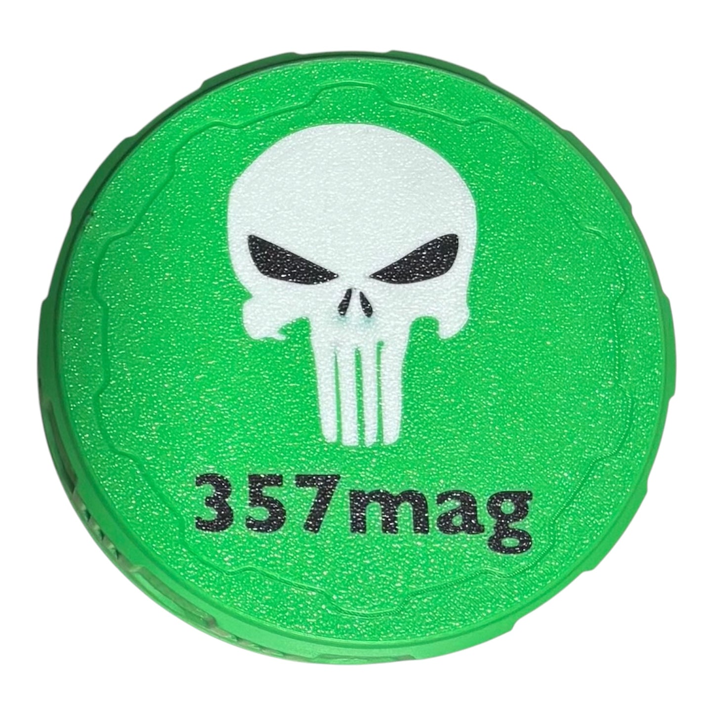 4-1/4" Ammo Can II - 357 - Punisher Lid - Green
