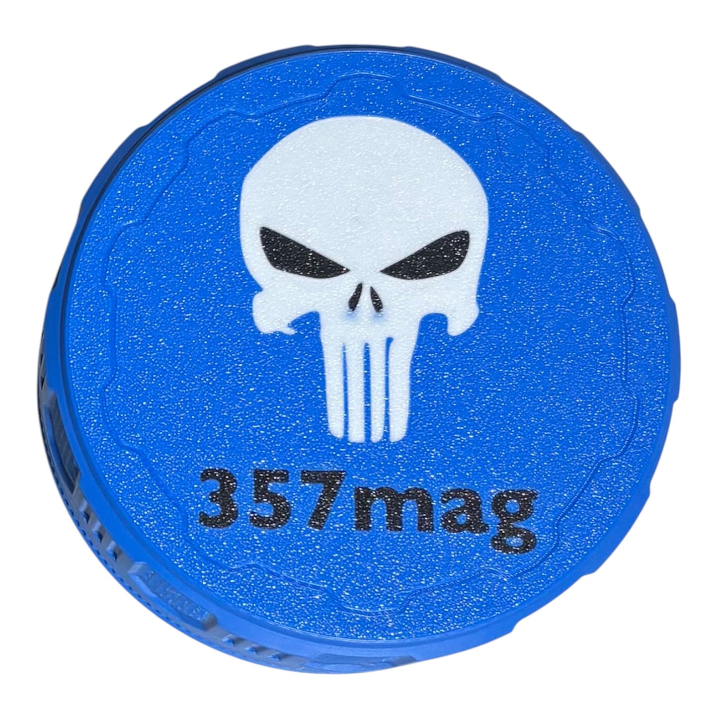 4-1/4" Ammo Can II - 357 - Punisher Lid - Cobalt Blue