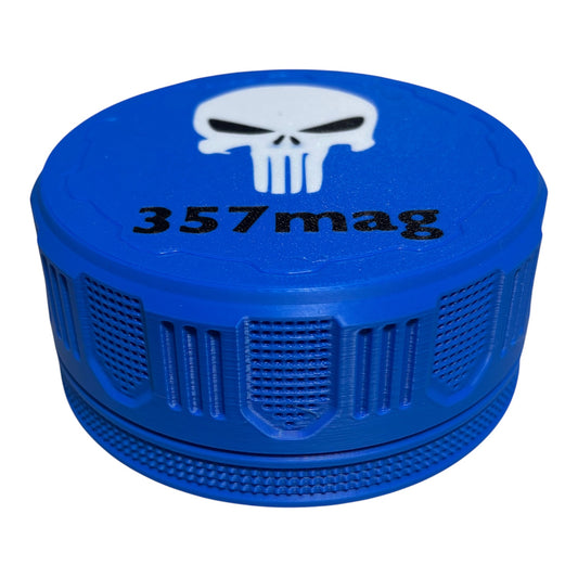 4-1/4" Ammo Can II - 357 - Punisher Lid - Cobalt Blue