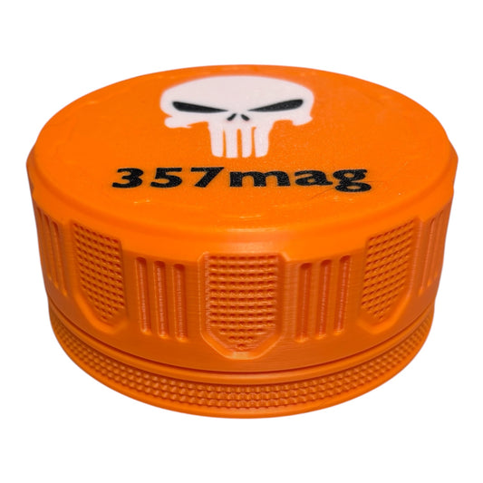 4-1/4" Ammo Can II - 357 - Punisher Lid - Orange