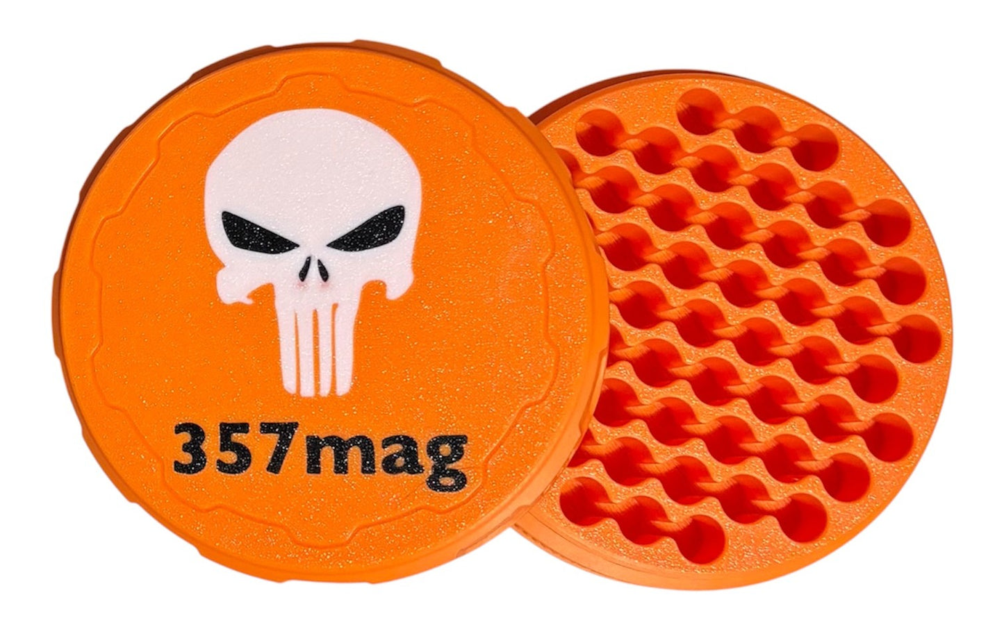 4-1/4" Ammo Can II - 357 - Punisher Lid - Orange