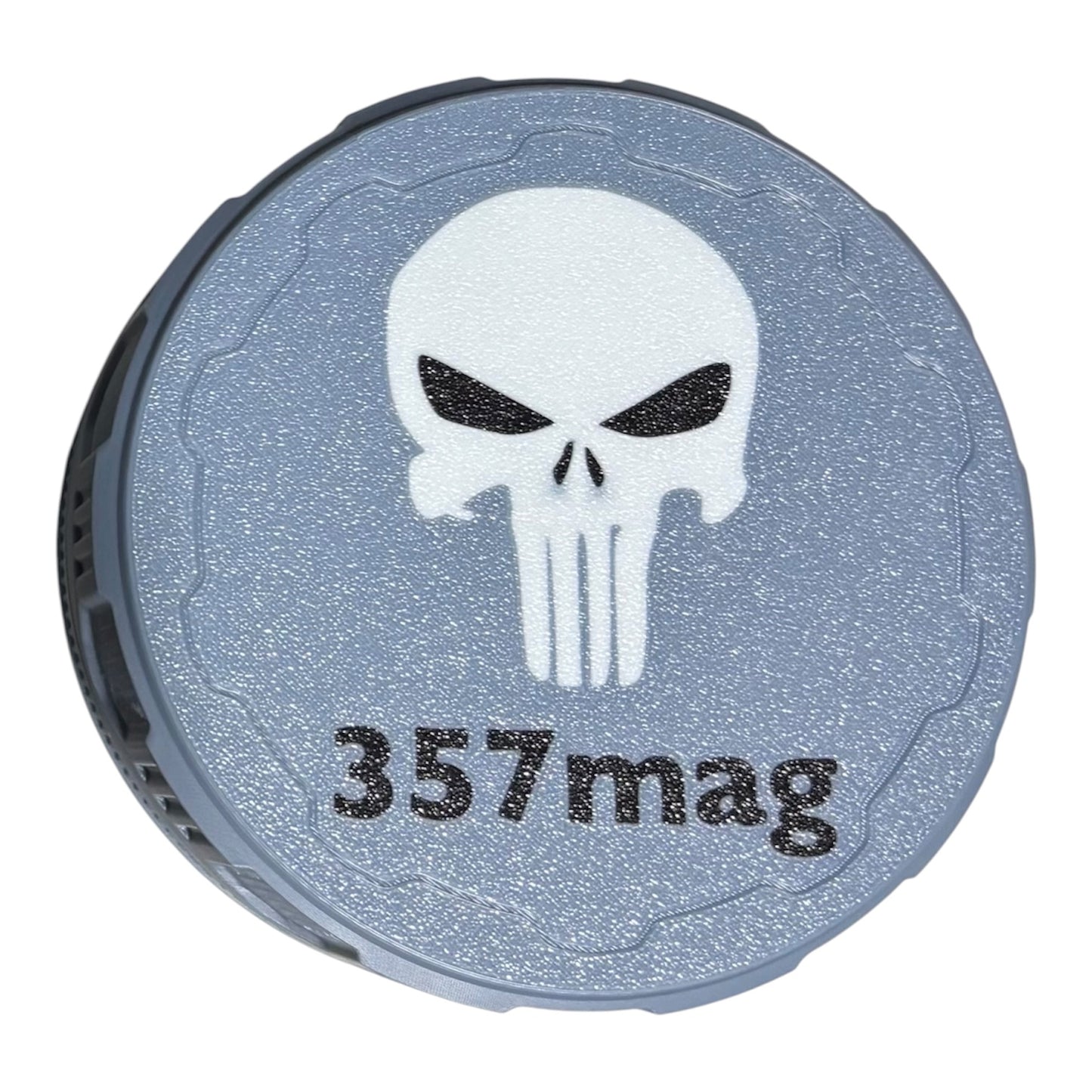 4-1/4" Ammo Can II - 357 - Punisher Lid - Blue-Gray