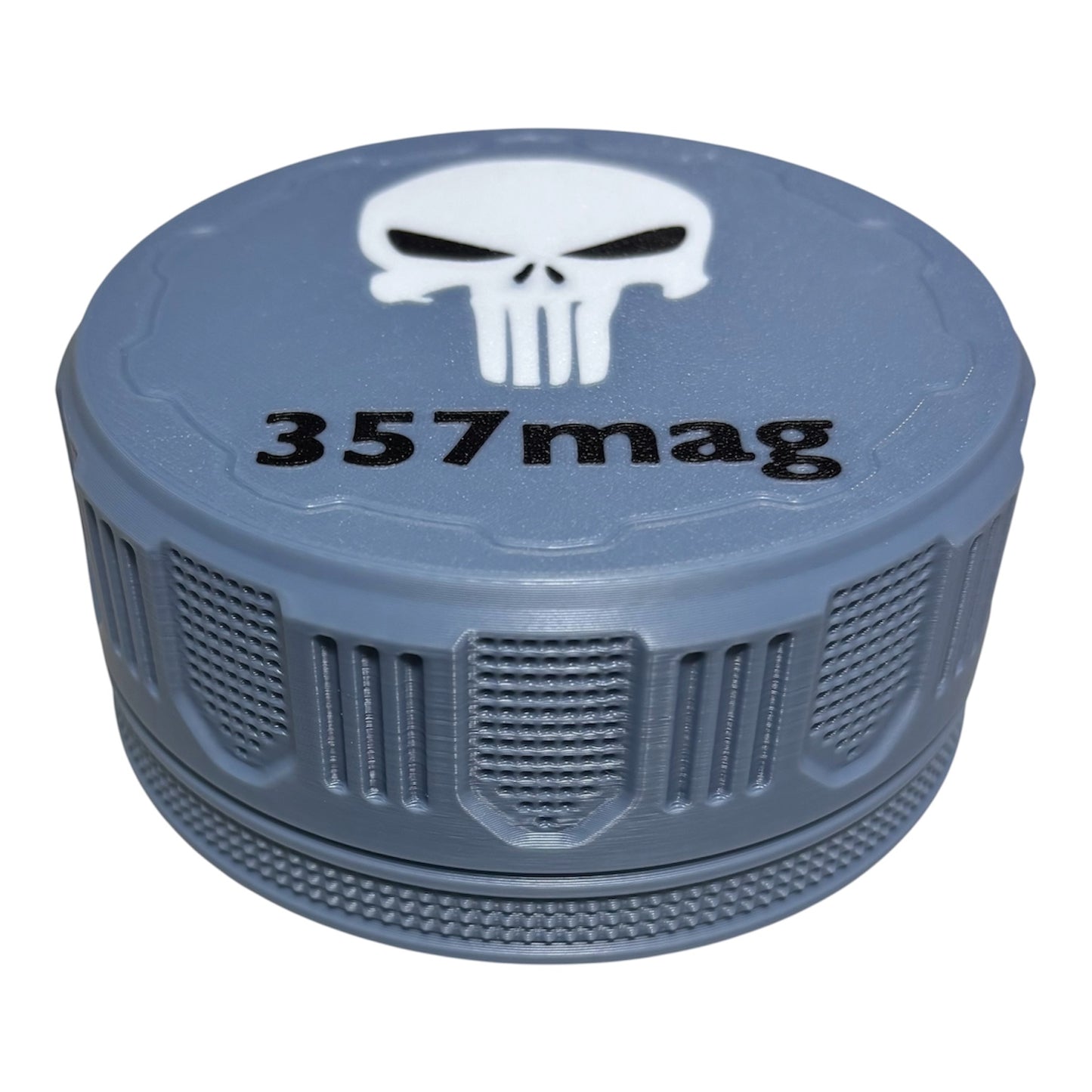 4-1/4" Ammo Can II - 357 - Punisher Lid - Blue-Gray