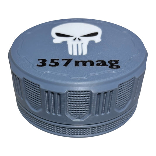4-1/4" Ammo Can II - 357 - Punisher Lid - Blue-Gray