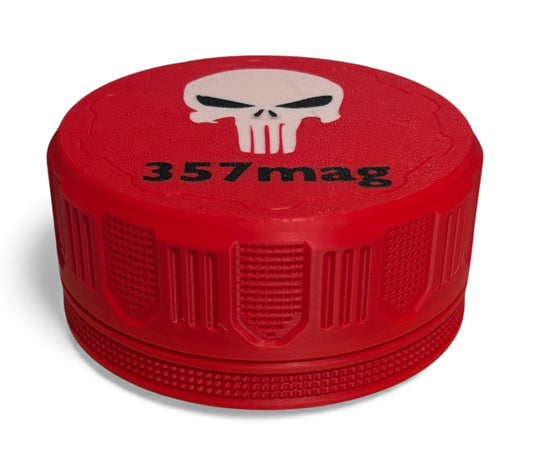 4-1/4" Ammo Can II - 357 - Punisher Lid - Red