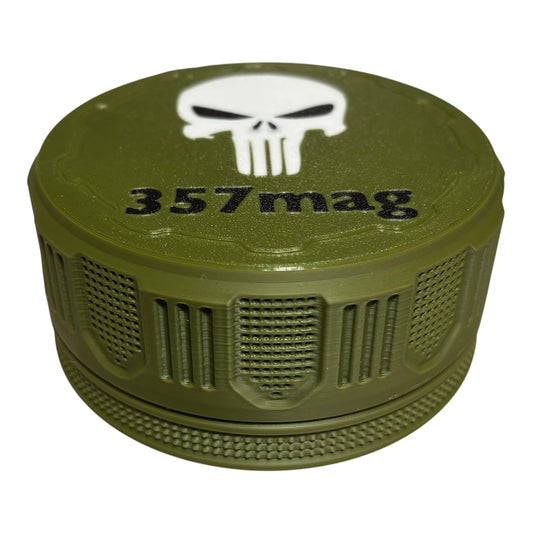 4-1/4" Ammo Can II - 357 - Punisher Lid - Army Green