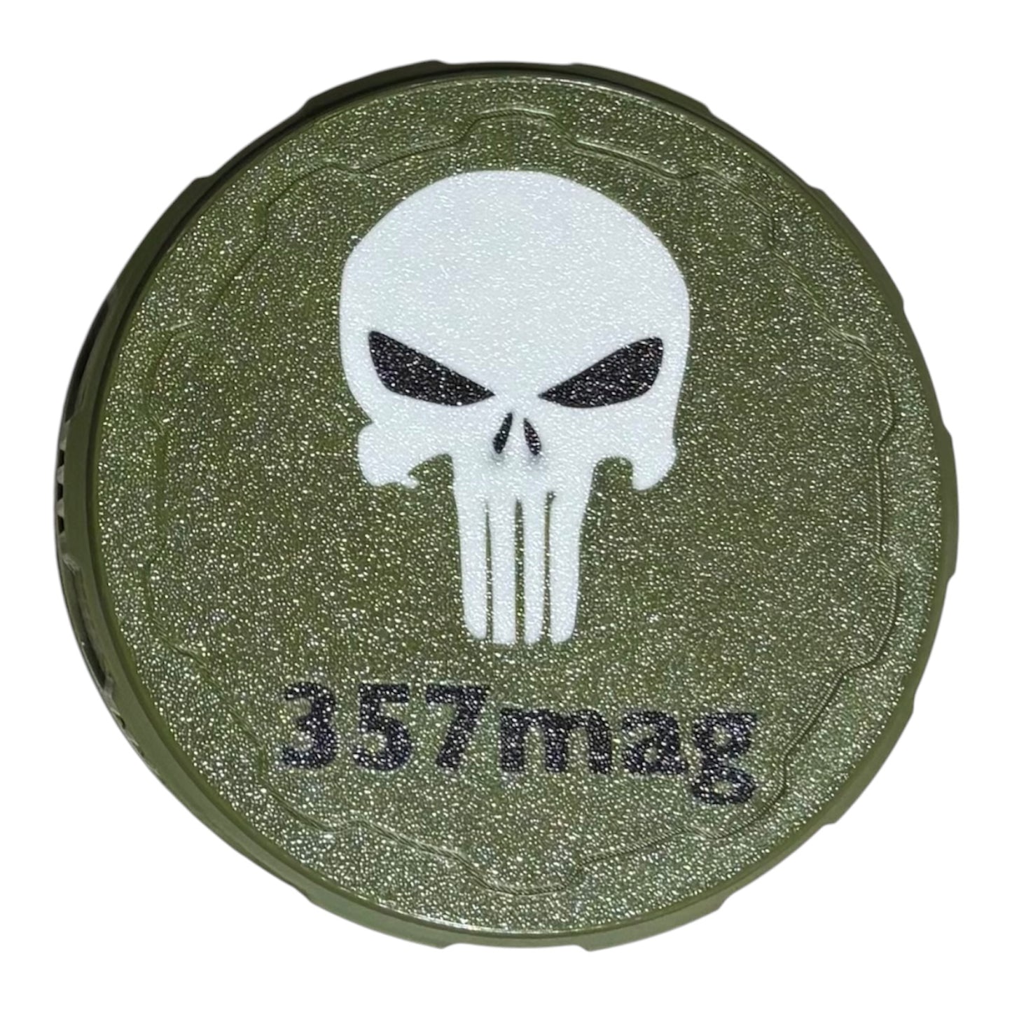 4-1/4" Ammo Can II - 357 - Punisher Lid - Army Green
