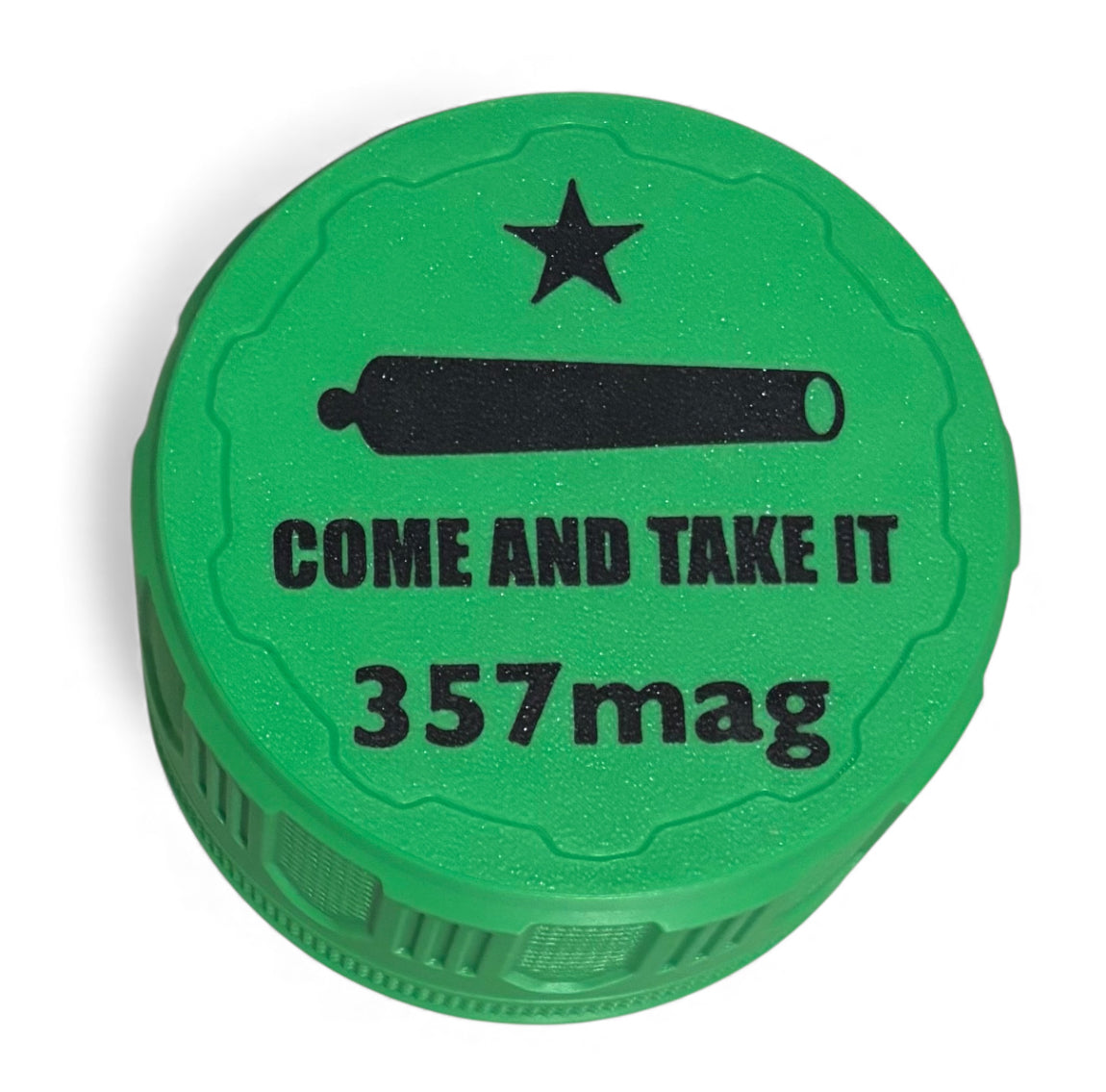 4-1/4" Ammo Can II - 357 - Come and Take It Lid - Green