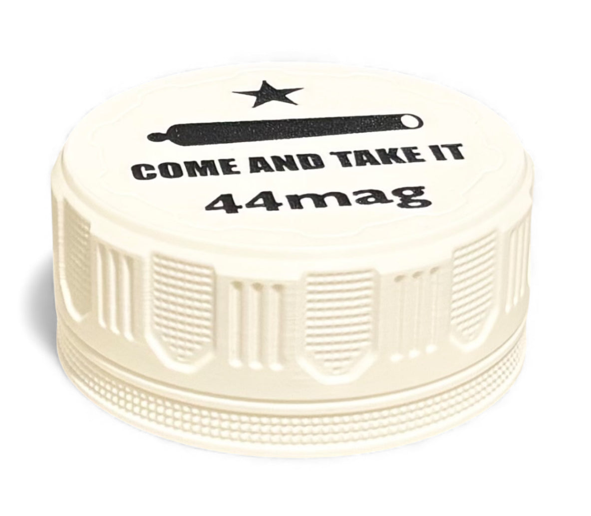 44MAG 4-1/4" Ammo Can II - Come and Take It Lid - White