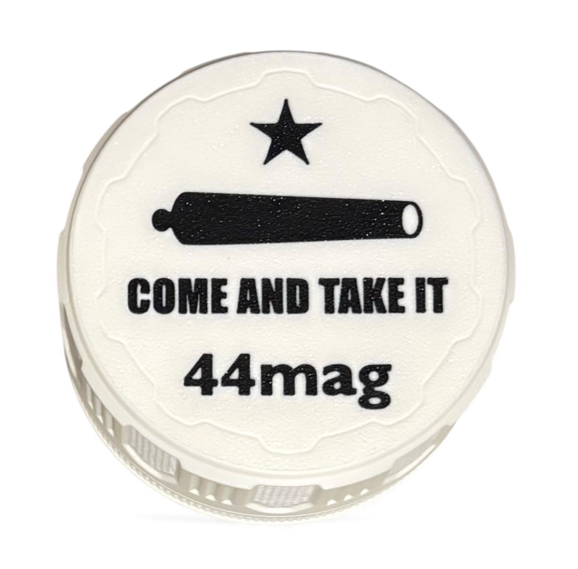 44MAG 4-1/4" Ammo Can II - Come and Take It Lid - White