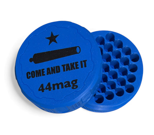 44MAG 4-1/4" Ammo Can II - Come and Take It Lid - Cobalt Blue