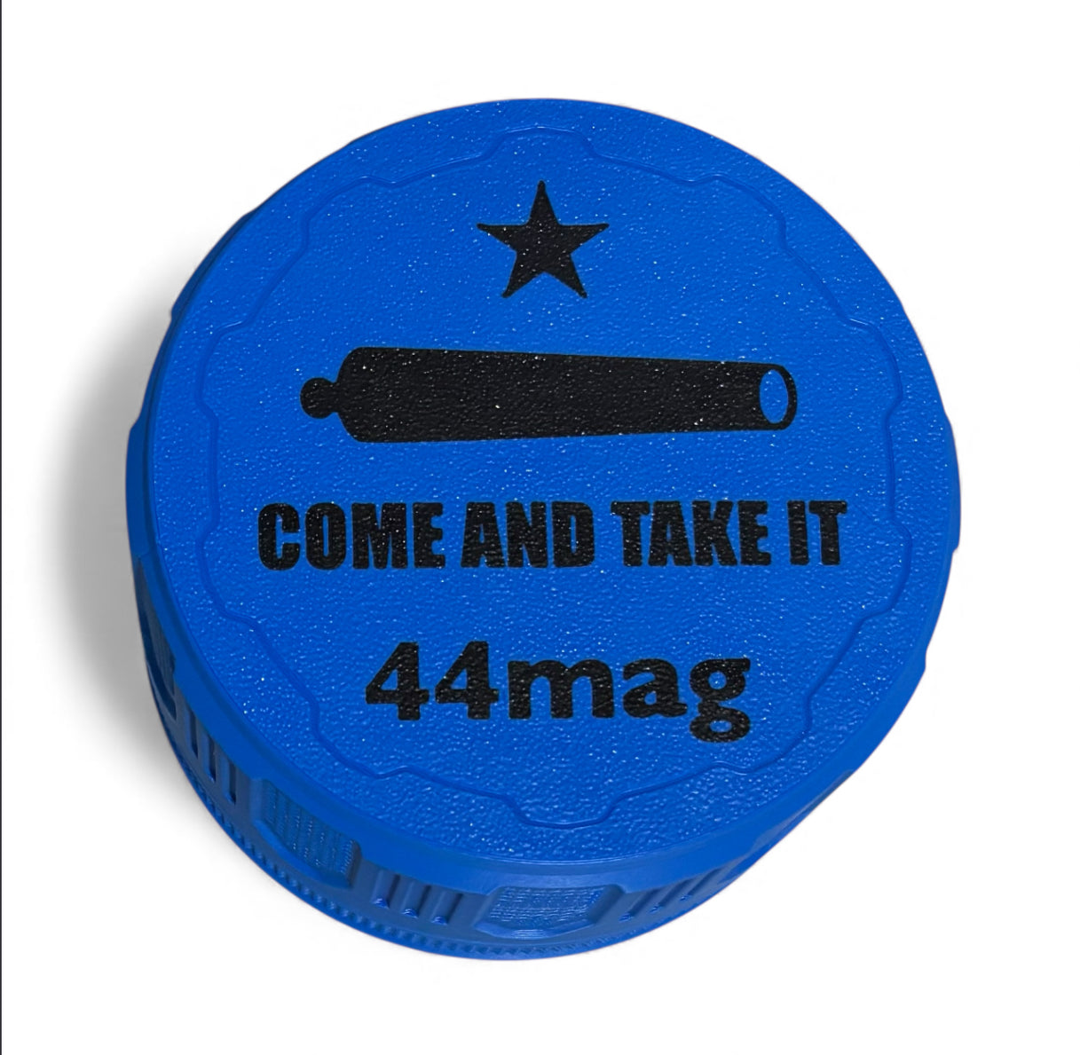 44MAG 4-1/4" Ammo Can II - Come and Take It Lid - Cobalt Blue
