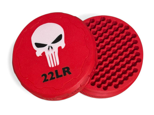 22LR 4-1/4" Ammo Can II - Punisher Lid - Red