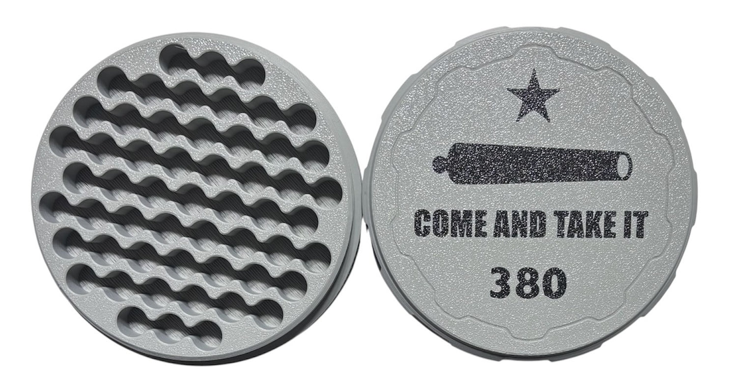 380 4-1/4" Ammo Can II - Come and Take It Lid - Gray w/Black