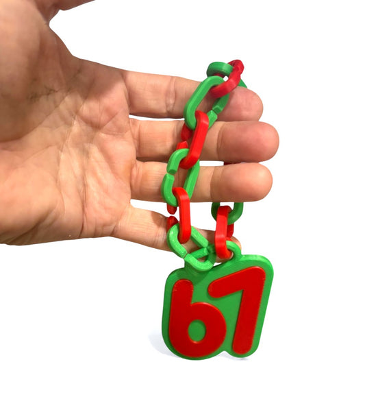 3D printed 67 Hype Chain for Elf on the Shelf