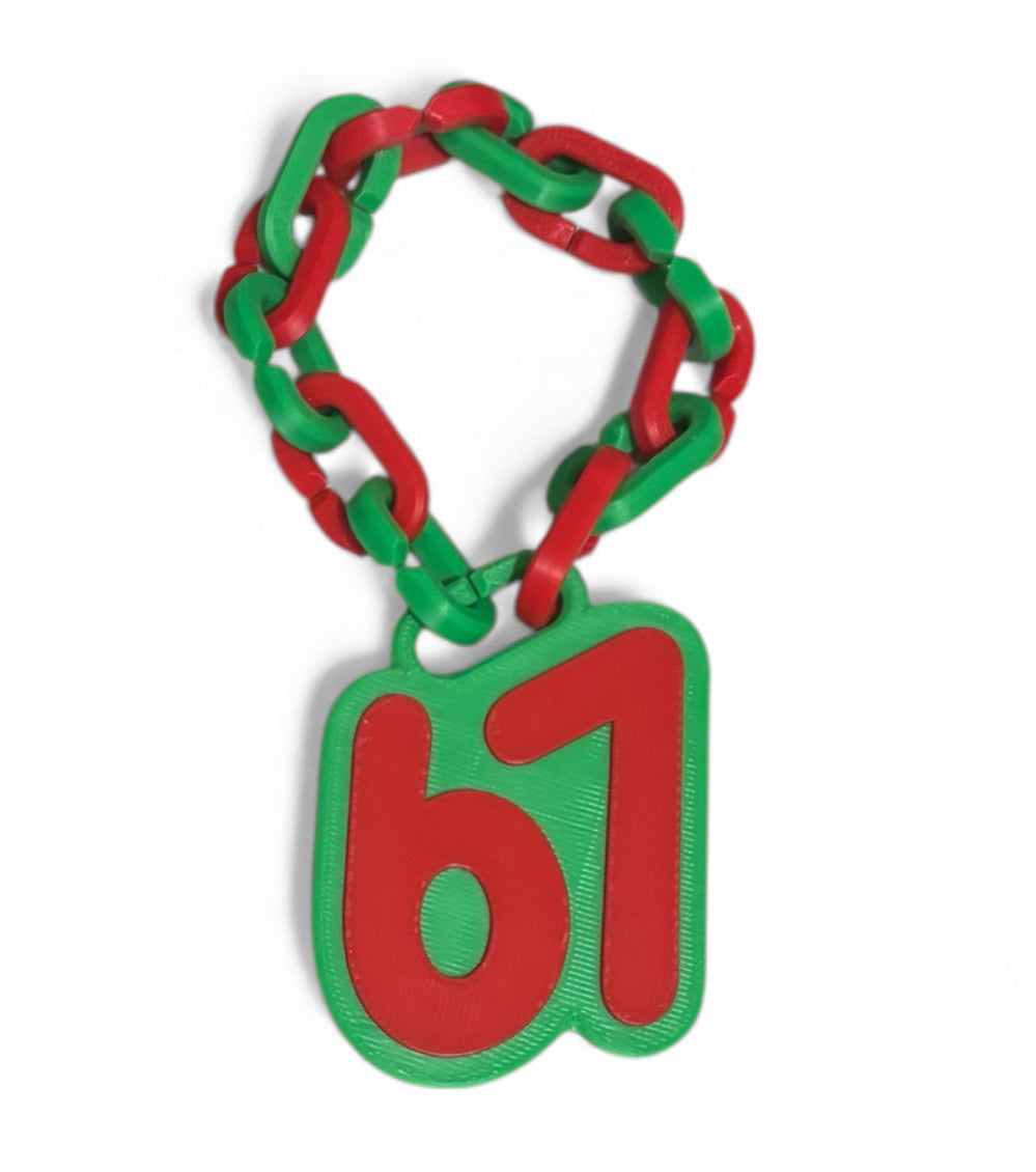 3D printed 67 Hype Chain for Elf on the Shelf