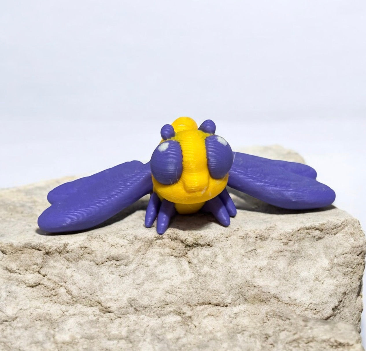 Dragonfly Hatchling-Yellow/Purple