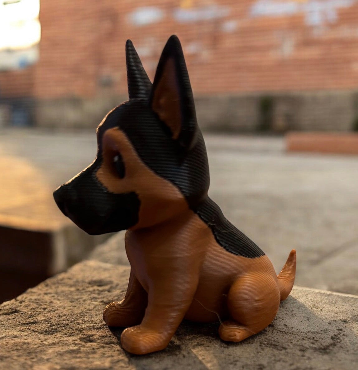 German Shepherd Mini-brown/black
