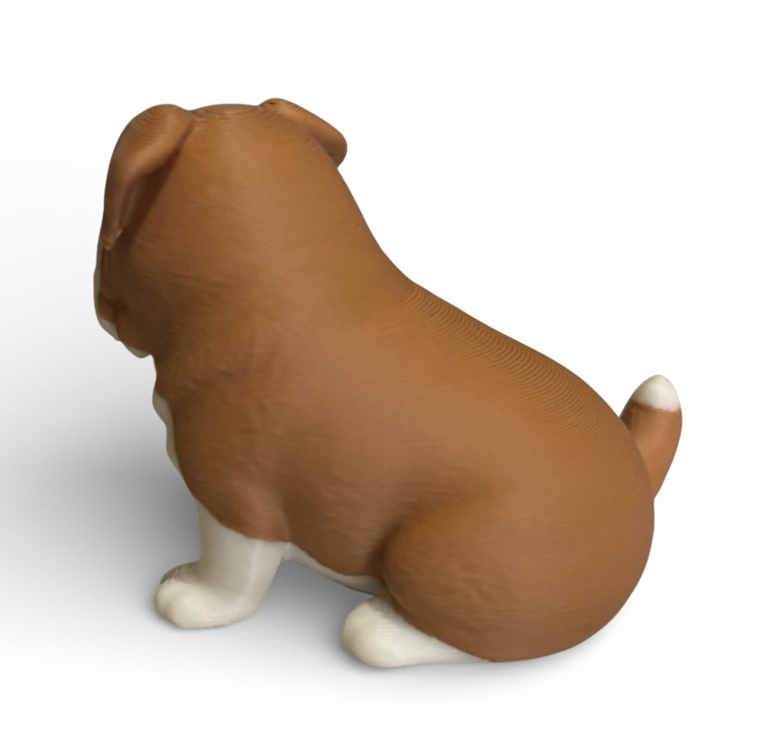Bulldog Mini-Brown/white