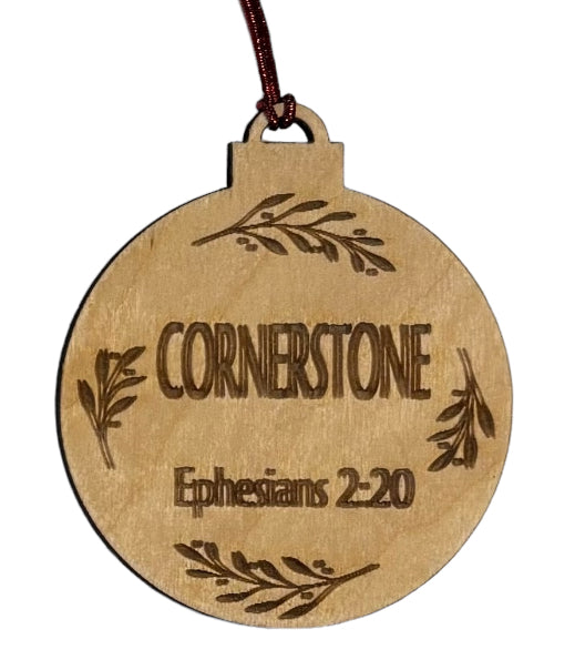 Names of Christ Ornaments 3" - Cornerstone
