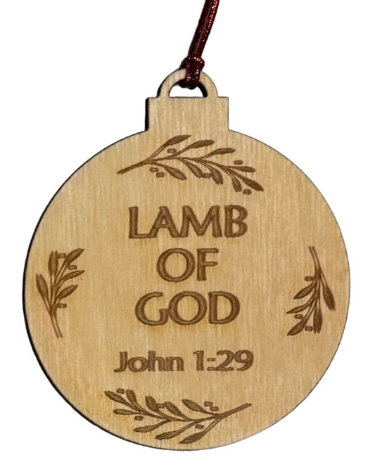 Names of Christ Ornaments 3" - Lamb of God