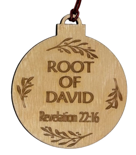 Names of Christ Ornaments 3" - Root of David