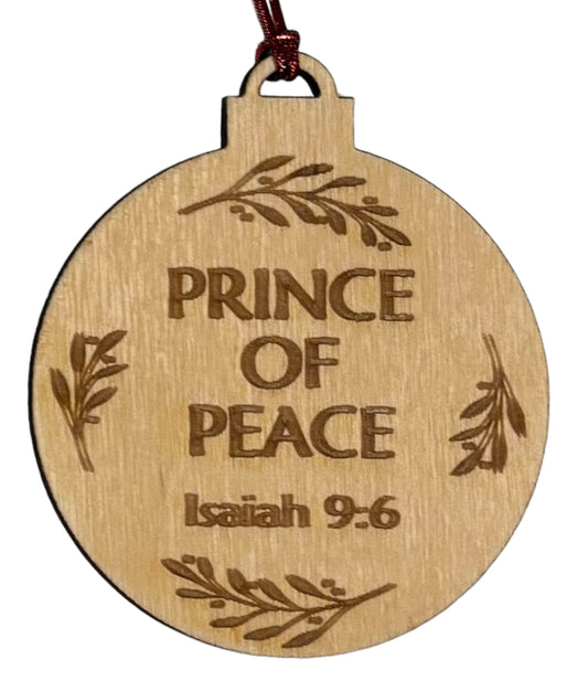 Names of Christ Ornaments 3" - Prince of Peace