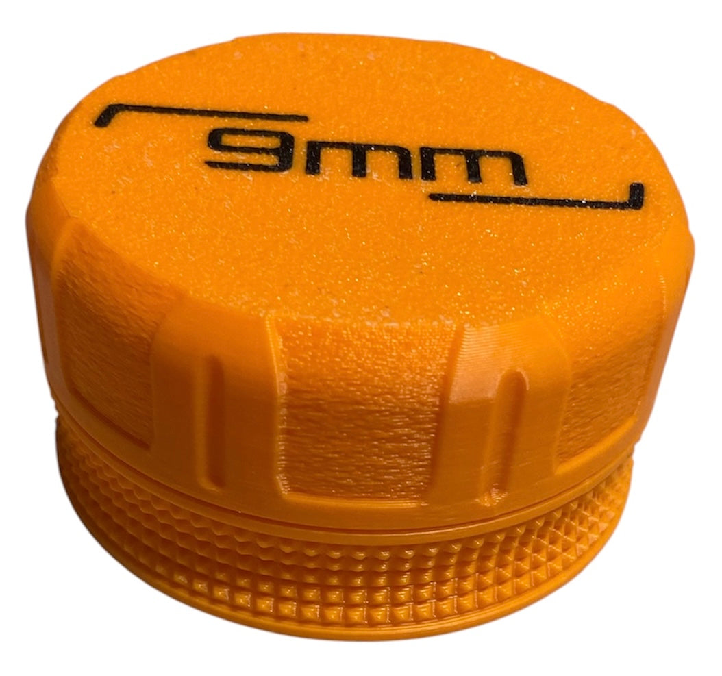 9mm Pocket Ammo Box - Pumpkin Orange