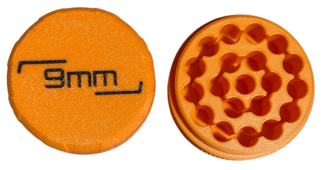 9mm Pocket Ammo Box - Pumpkin Orange