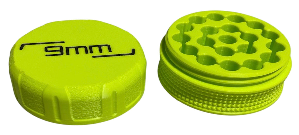 9mm Pocket Ammo Box - Bright Green