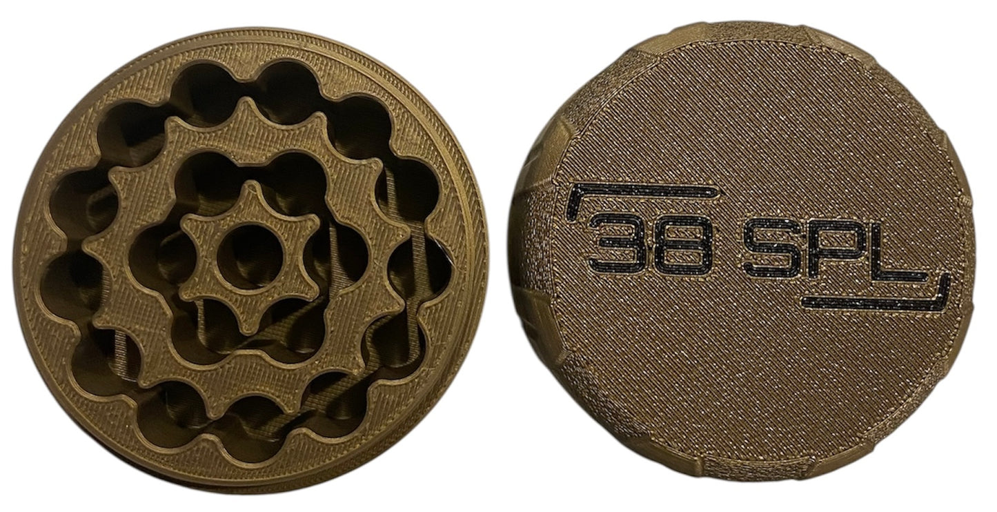 38SPL Pocket Ammo Box - BRONZE