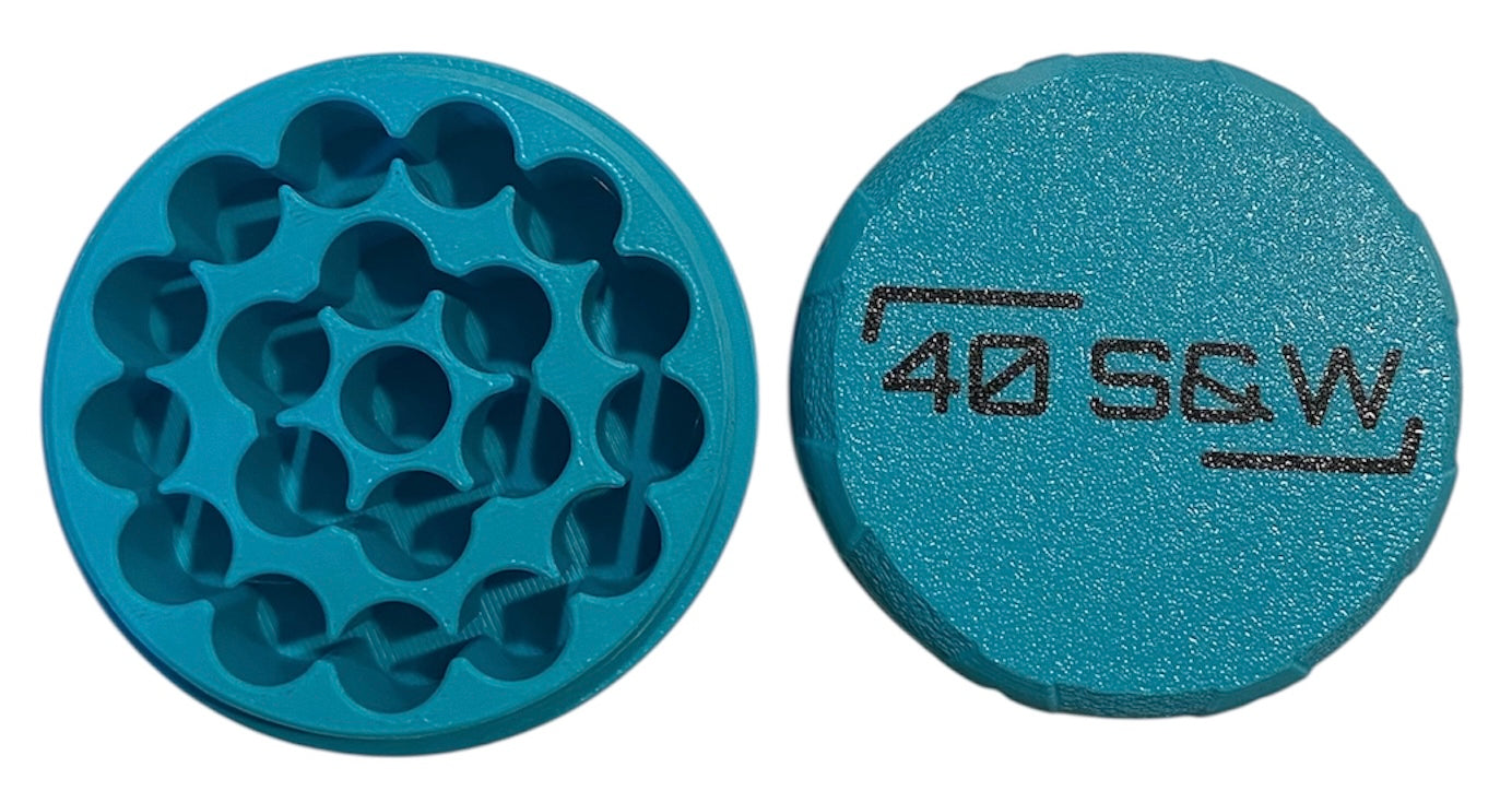 40SW Pocket Ammo Box - TURQUOISE