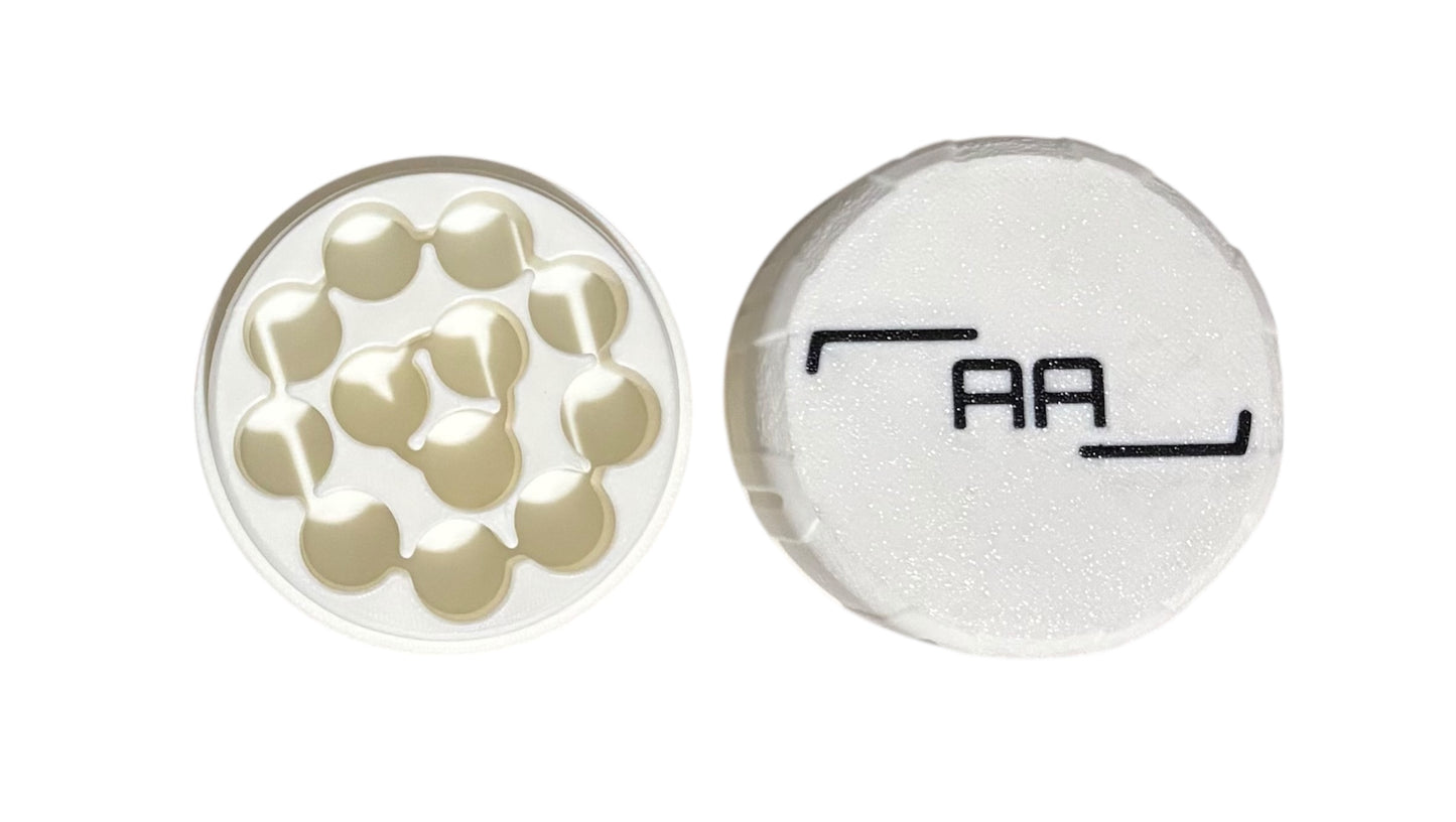 AA Pocket Battery Box - WHITE