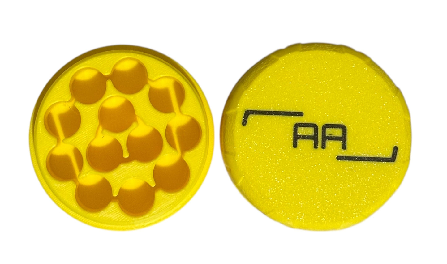 AA Pocket Battery Box - YELLOW