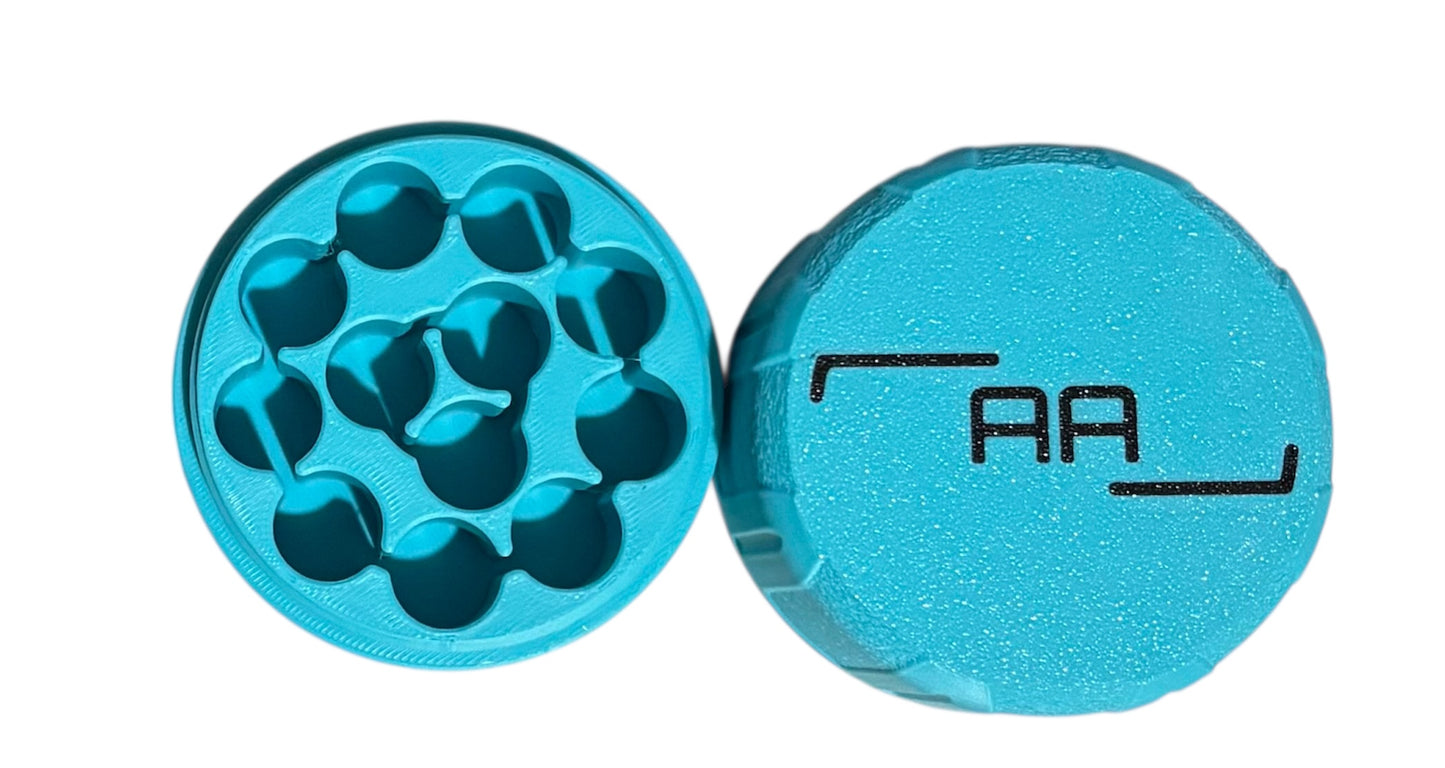 AA Pocket Battery Box - TURQUOISE