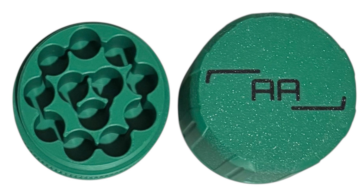 AA Pocket Battery Box - Mistletoe Green