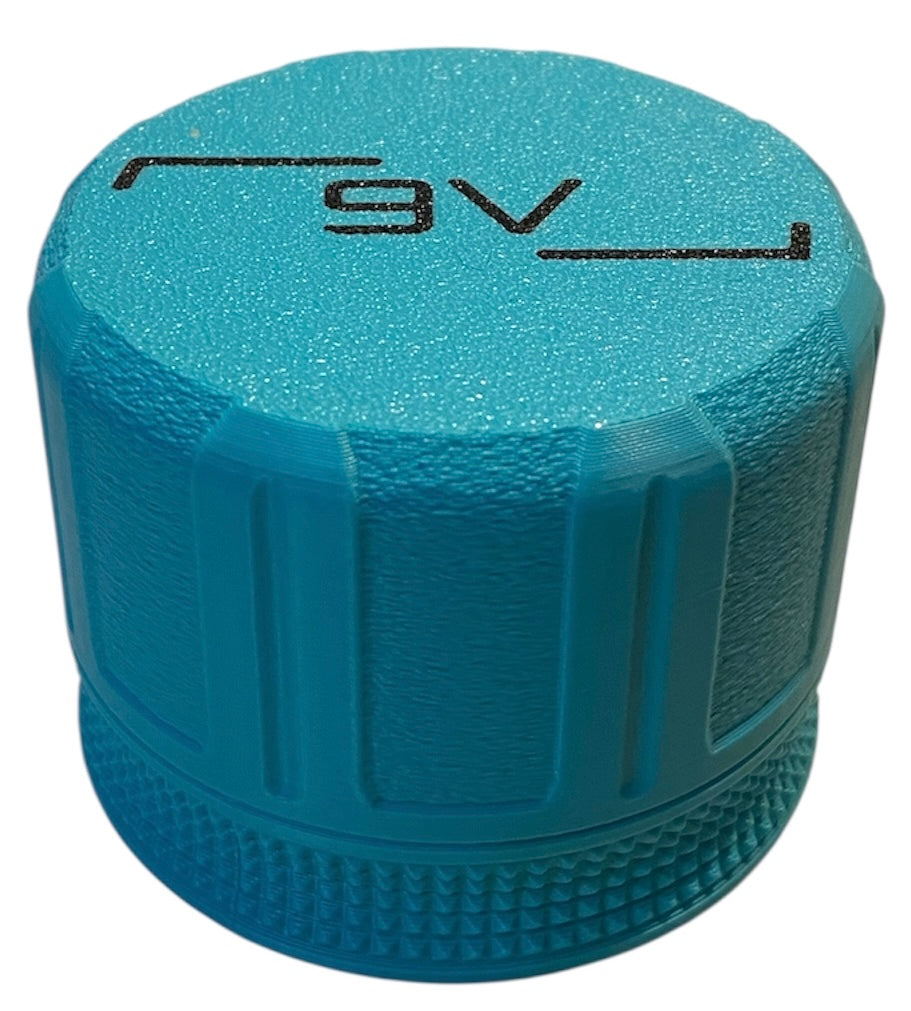 9V Pocket Battery Box - TURQUOISE