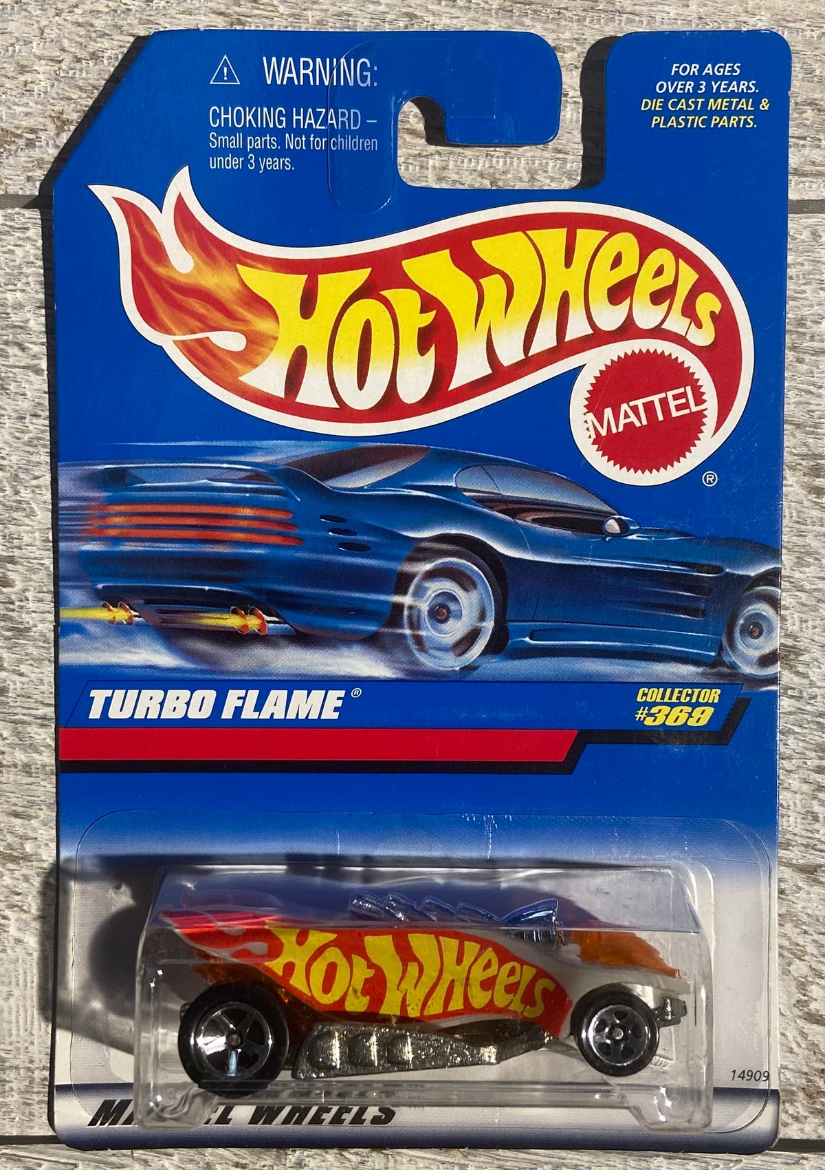 1997 Hot Wheels #369 Turbo Flame