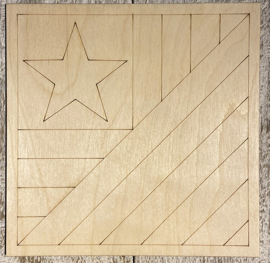 Ready to Paint Shape - 1/8" Birch - Barn Quilt - S423