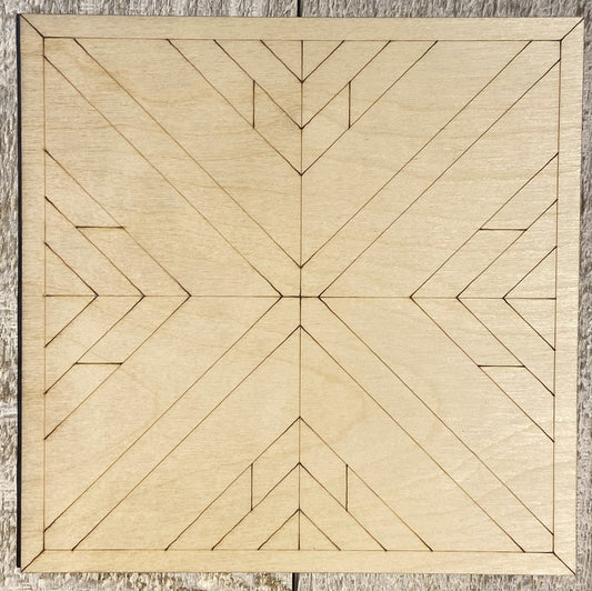Ready to Paint Shape - 1/8" Birch - Barn Quilt - S425