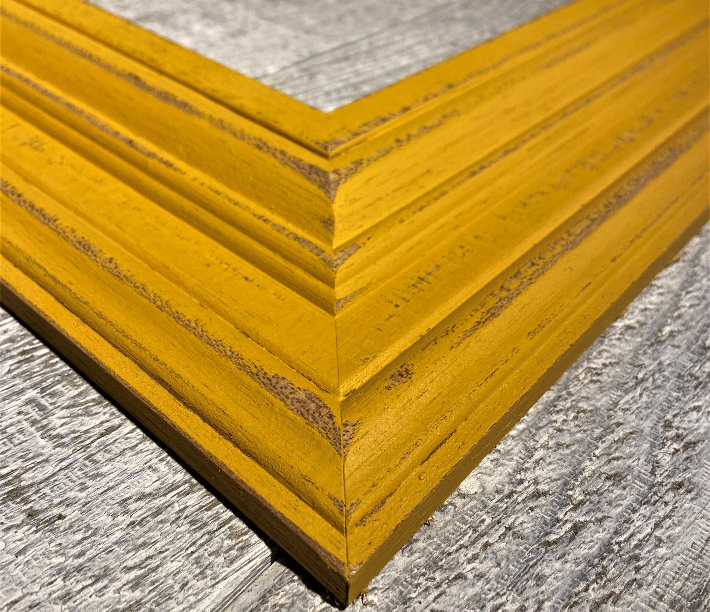 Picture Frame 3-1/2" Colonel Mustard Distressed - A444-425