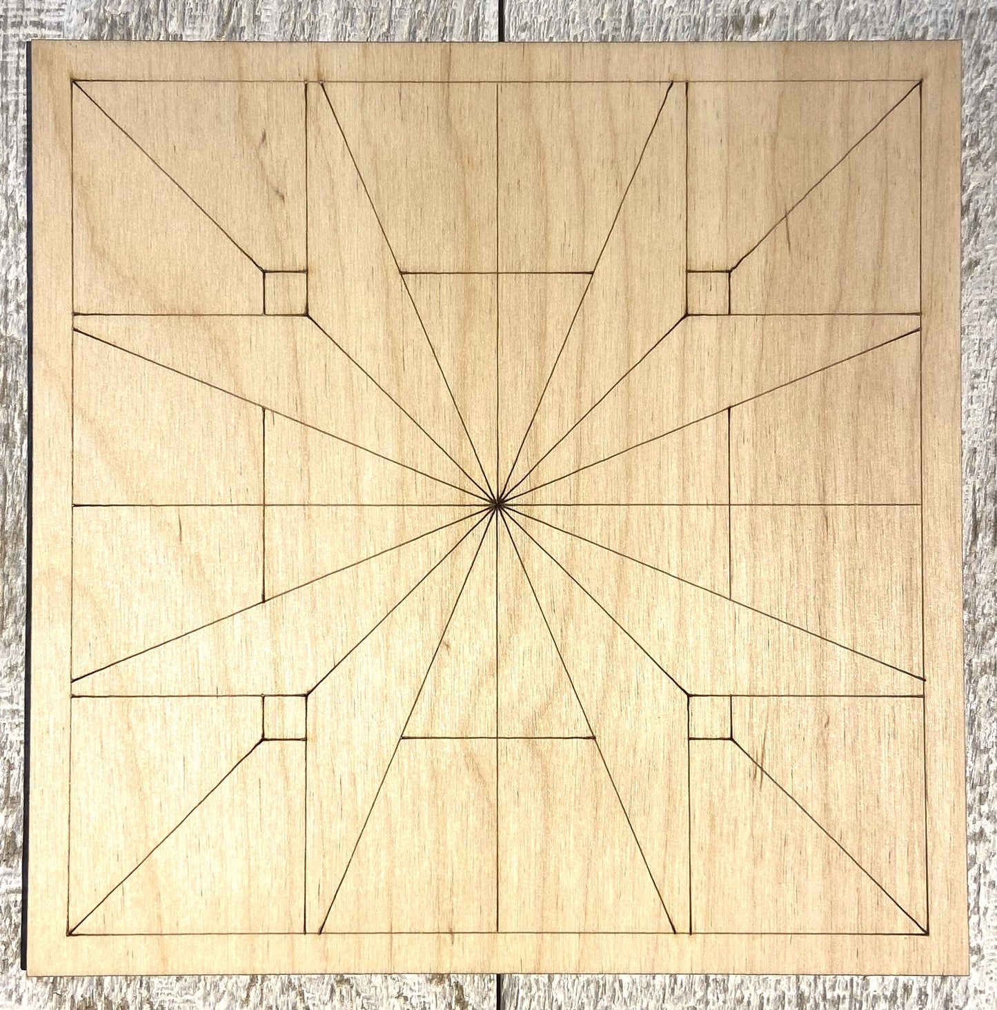 Ready to Paint Shape - 1/8" Birch - Barn Quilt - S426