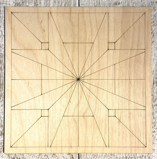 Ready to Paint Shape - 1/8" Birch - Barn Quilt - S426