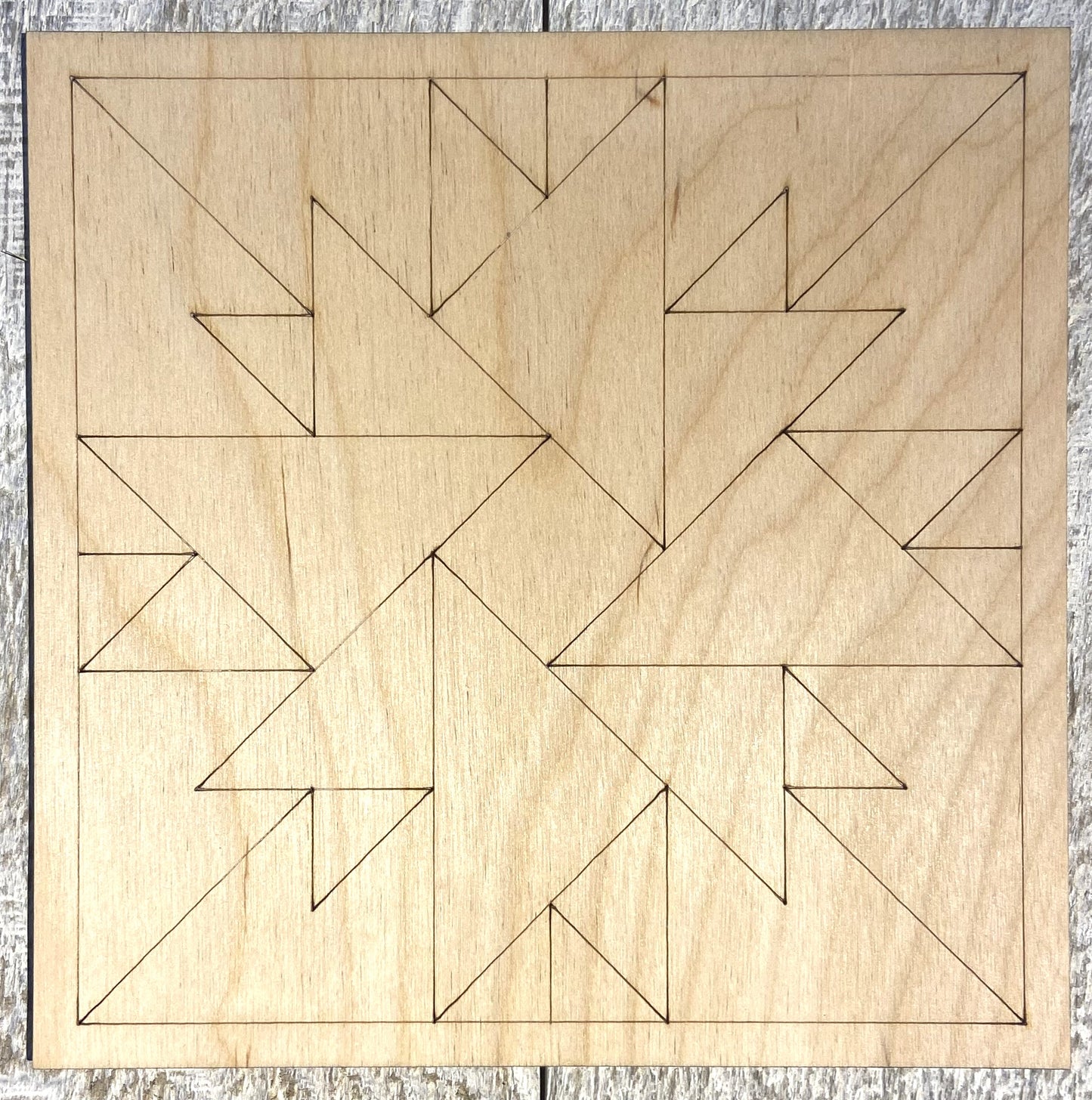 Ready to Paint Shape - 1/8" Birch - Barn Quilt - S427